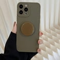 thumbnail image 1 of Case for iPhone 13 Pro Max Case Silicone Women with Ring Stand Ring Holder Kickstand, Girl Cute Gel Rubber Protective Phone Case Cover (Gray), 1 of 11