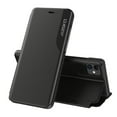 thumbnail image 1 of Case for iPhone 13 Pro Max, Magnetic Flip Phone Case Stand Protective Cover with Window View Function for Apple iPhone 13 Pro Max 6.7 inch,Black, 1 of 6