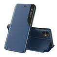 thumbnail image 1 of Case for iPhone 13 Pro Max, Magnetic Flip Phone Case Stand Protective Cover with Window View Function for Apple iPhone 13 Pro Max 6.7 inch,Blue, 1 of 6