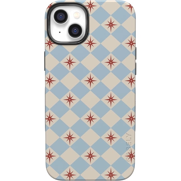 Case for iPhone 14 Case | Chelsea Checker | Starlight Tiles | Bold Protective Design | Compatible with MagSafe