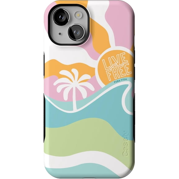 Case for iPhone 14 Case | Picnic Party | Painted Collage | Bold Protective Design | Compatible with MagSafe