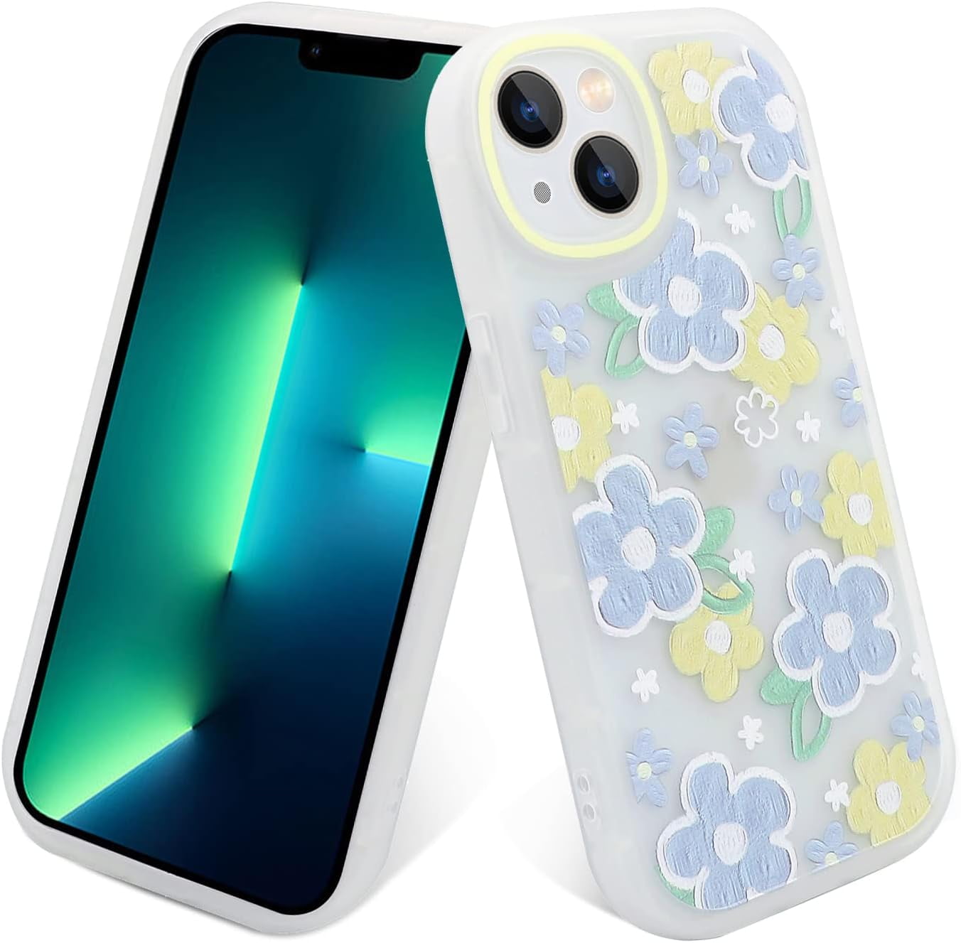 Case for iPhone 14 (6.1 inch), TPU Kawaii Shockproof Protective