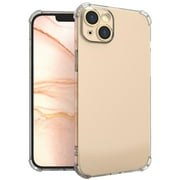 Case for iPhone 14 Plus 2022, Clear Transparent See-Thru Flex Gel TPU Skin Slim Phone Cover - Recessed Camera Protection