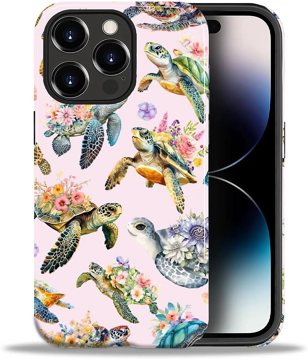 Case for iPhone 14 Pro, 2 in 1 PC Hard Shell Silicone Inner Bumper Anti ...