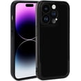 thumbnail image 1 of Case for iPhone 14 Pro 2022 (6.1 Inch), Shockproof Cover Case for iPhone 14 Pro Simplicity Back Case, Durable Protective Phone Case, Black, 1 of 13