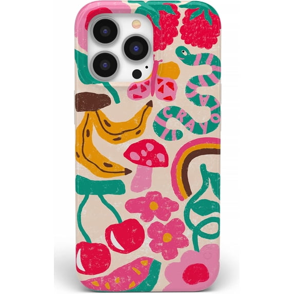 Case for iPhone 14 Pro Case | Doodle Bug | Crayola Crayon | Compatible with MagSafe | Classic Ultra Slim Design