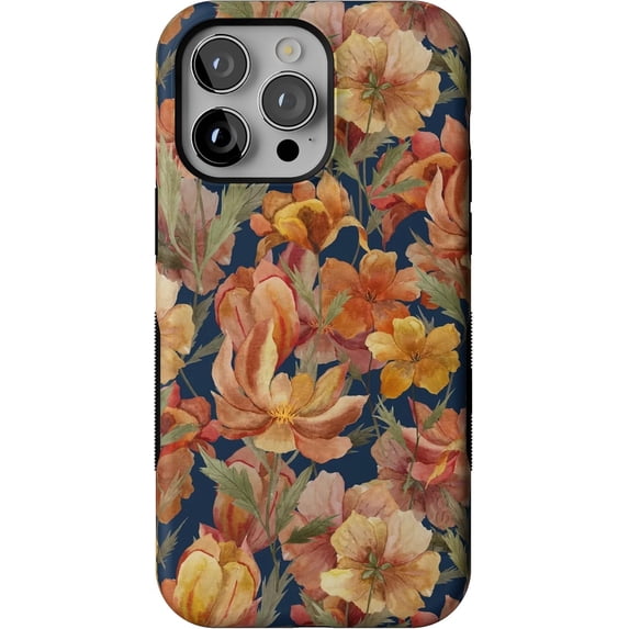 Case for iPhone 14 Pro Max Case | Fallen Gold | Antique Floral | Bold Protective Design | Compatible with MagSafe