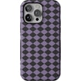 thumbnail image 1 of Case for iPhone 14 Pro Max Case | Harlequin Midnight Diamond | Black and Purple | Bold Protective Design | MagSafe Compatible Design, 1 of 6