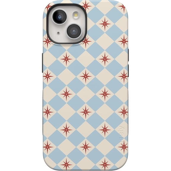 Case for iPhone 15 Case | Chelsea Checker | Starlight Tiles | Bold Protective Design | Compatible with MagSafe
