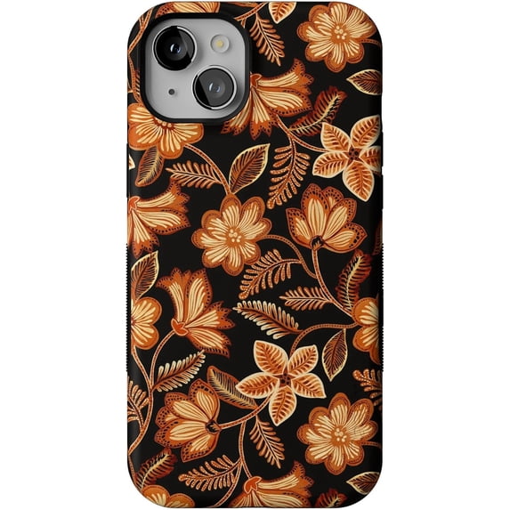 Case for iPhone 15 Plus Case | Maple Flowers | Floral Foliage | Bold Protective Design | MagSafe Compatible Design