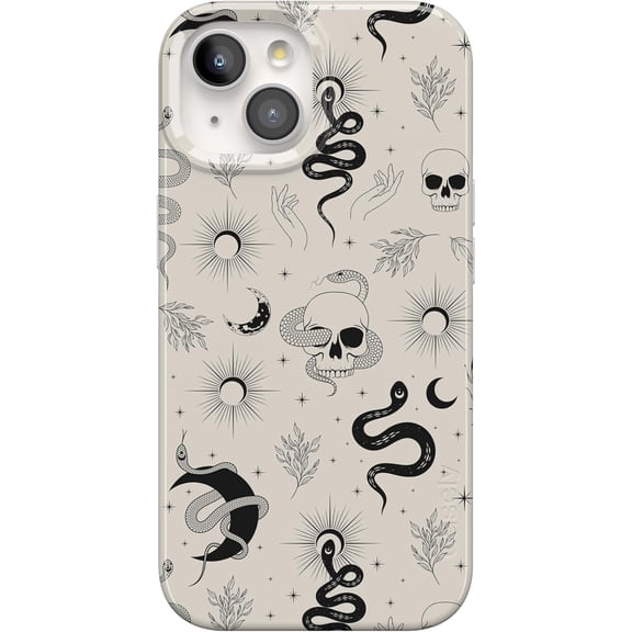 Case for iPhone 15 Plus Case | No Further Explanation | Snakes & Skulls | Compatible with MagSafe | Classic Ultra Slim Design