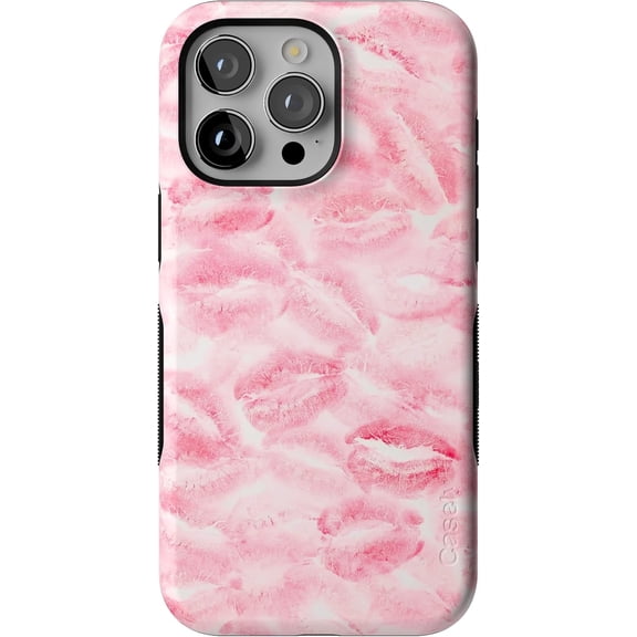 Case for iPhone 15 Pro Max Case | Sealed with a Kiss | Pink Lipstick | Bold Protective Design | Compatible with MagSafe