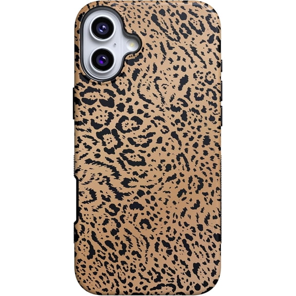 Case for iPhone 16 Case | Born to Be Wild | Jaguar Print | Bold Protective Design | Compatible with MagSafe