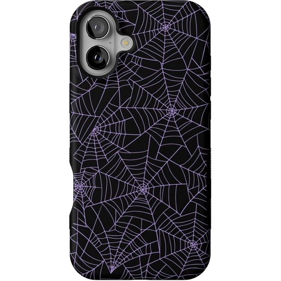 Case for iPhone 16 Case | Midnight Web | Spider Web | Bold Protective Design | Compatible with MagSafe
