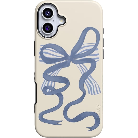 Case for iPhone 16 Plus Case | Heartstrings | Blue Bow | Bold Protective Design | Compatible with MagSafe
