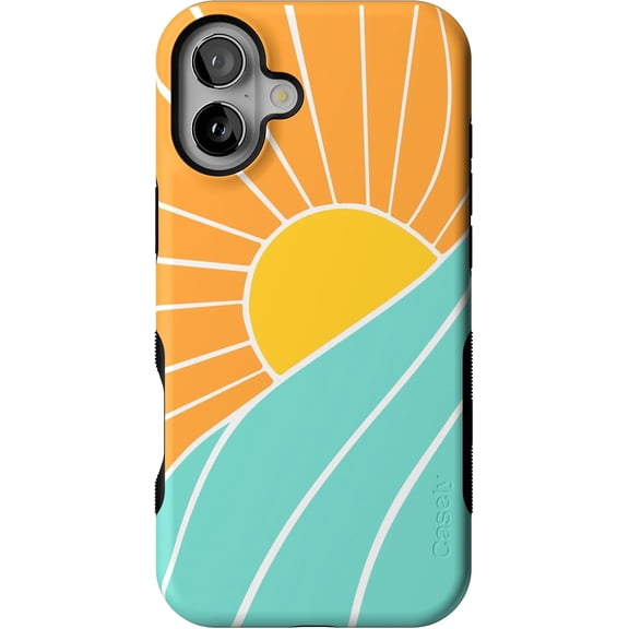Case for iPhone 16 Plus Case | Waves & Rays | Sunshine | Bold Protective Design | Compatible with MagSafe