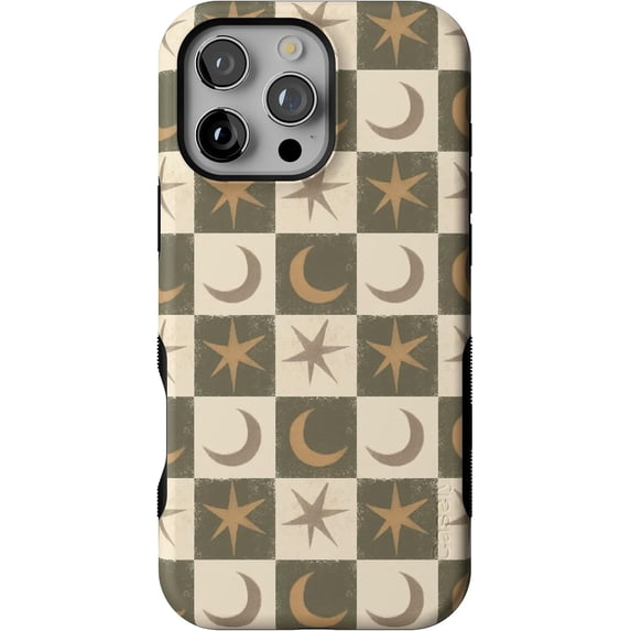 Case for iPhone 16 Pro Case | Mystic Moonstar | Black Celestial | Bold Protective Design | MagSafe Compatible Design