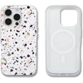 Case for iPhone 16 Pro Compatible with MagSafe 10ft Drop Tested Terrazzo Confetti