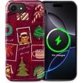 thumbnail image 1 of Case for iPhone 16E, Shockproof, Slim Phone Case, Scratch Resistant Hybrid Double Layer Hard Shell, Coquette Christmas Collage Aesthetic, 1 of 7