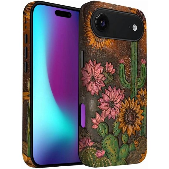 Case for iPhone 17 Air Case | Cactus Sunflower | Slim Drop Protection Design