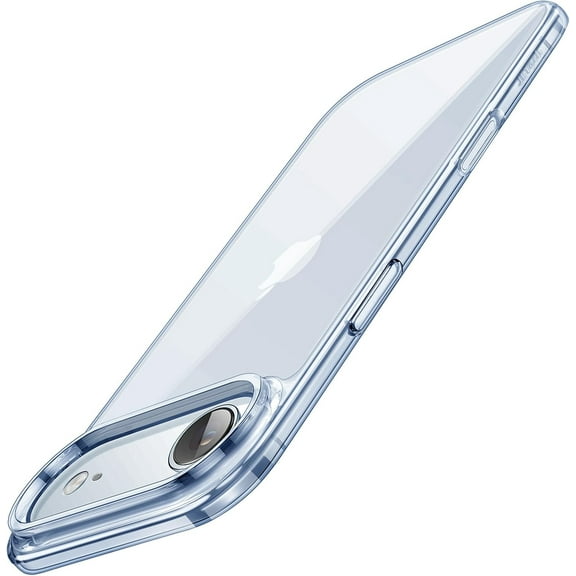 Case for iPhone 17 Air, Non-Yellowing Shockproof Phone Bumper Cover, Anti-Scratch Clear Back, 6.5-Inch Display (Blue)