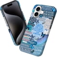 thumbnail image 1 of Case for iPhone 17, Butterfly Bible Verse Phone Case Military-Grade Drop Protection Cover for Women Girl - Frosted, 1 of 7