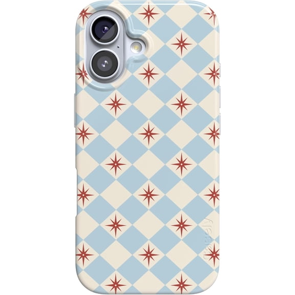 Case for iPhone 17 Case | Chelsea Checker | Starlight Tiles | Compatible with MagSafe | Classic Ultra Slim Design