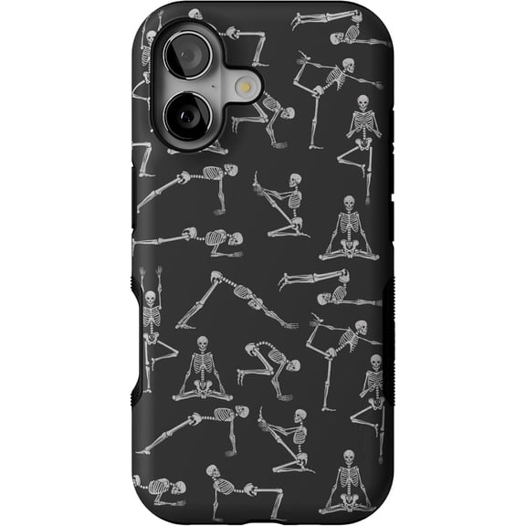 Case for iPhone 17 Case | Corpse Pose | Skeleton Yoga | Bold Protective Design | Compatible with MagSafe