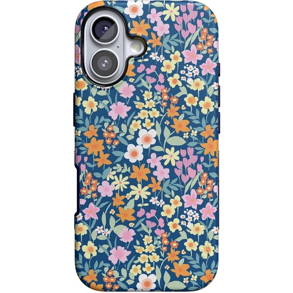 Case for iPhone 17 Case | Full Bloom | Navy Floral | Bold Protective Design | Compatible with MagSafe