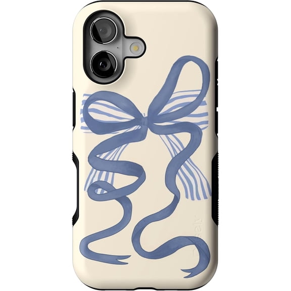 Case for iPhone 17 Case | Heartstrings | Blue Bow | Bold Protective Design | Compatible with MagSafe