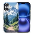 thumbnail image 1 of Case for iPhone 17, Hybrid Shockproof Protective Anti-Scratch Phone Case, Dual-Layer Drop Protection, Mountain Tree Landscape, 1 of 7