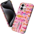 thumbnail image 1 of Case for iPhone 17, Pink Colorful Fish Phone Case Military-Grade Drop Protection Cover for Women Girl - Frosted, 1 of 7