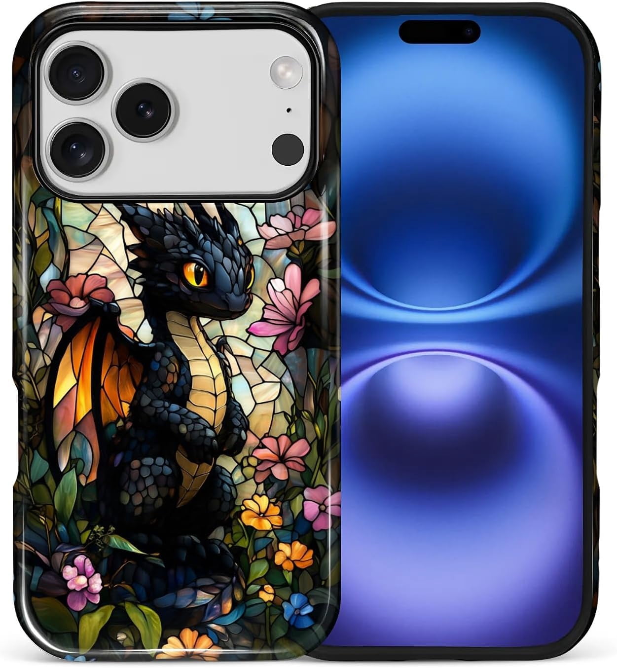 Case for iPhone 17 Pro, 2 in 1 PC Hard Shell & Silicone Inner Bumper ...