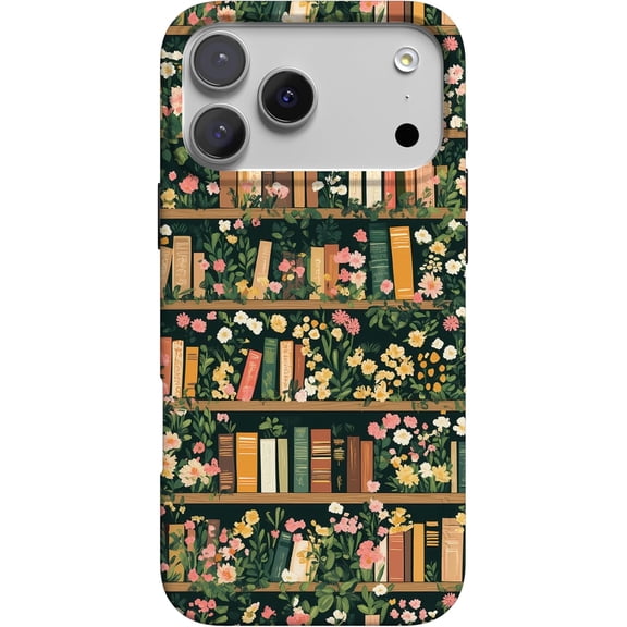Case for iPhone 17 Pro Case | Book Nook | Floral Library | Compatible with MagSafe | Classic Ultra Slim Design