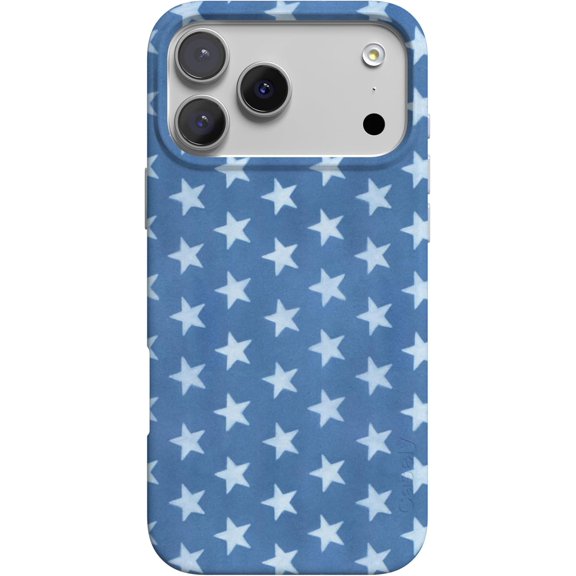 Case for iPhone 17 Pro Case | Coastal Blues | Denim Stars | Compatible with MagSafe | Classic Ultra Slim Design