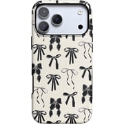 Case for iPhone 17 Pro Case | Goth Girlie | Black Bows | Bold Protective Design | Compatible with MagSafe