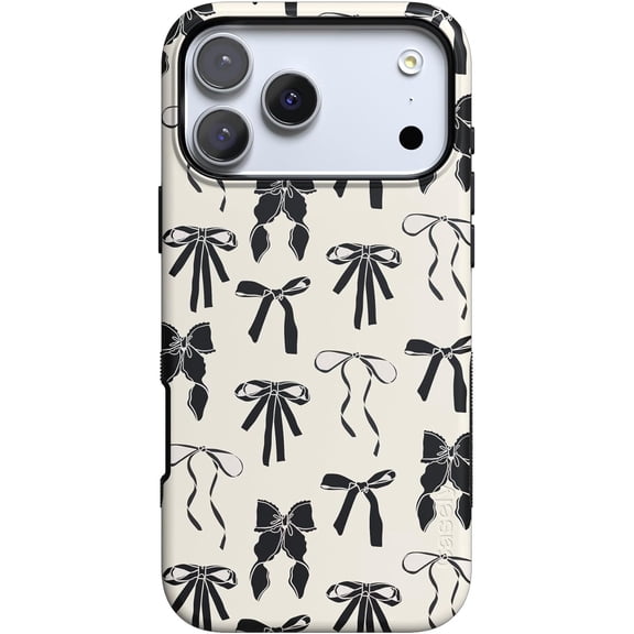 Case for iPhone 17 Pro Case | Goth Girlie | Black Bows | Bold Protective Design | Compatible with MagSafe