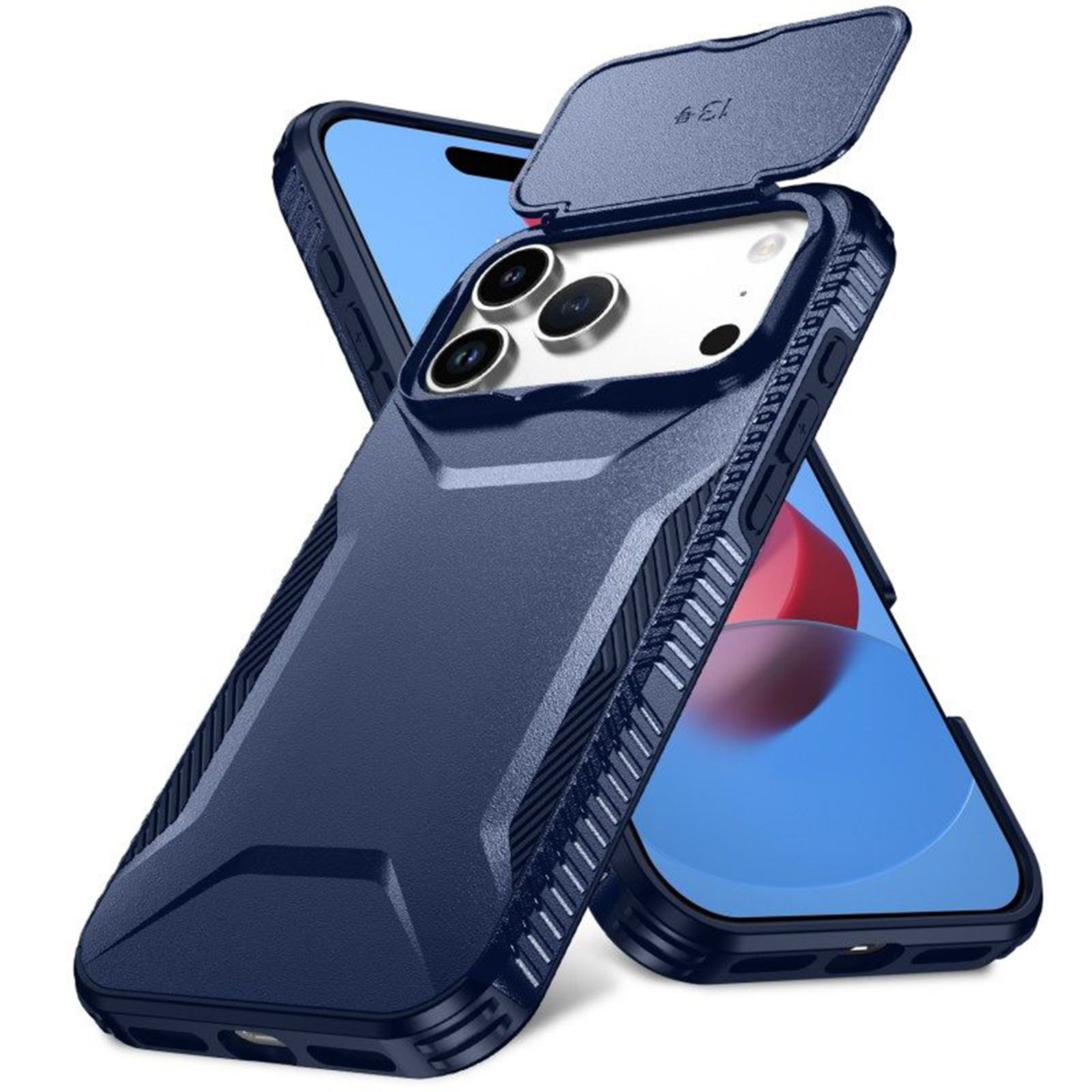 Case for iPhone 17 Pro Max/17 Pro/17 Air/17, Slide Camera Cover Phone ...