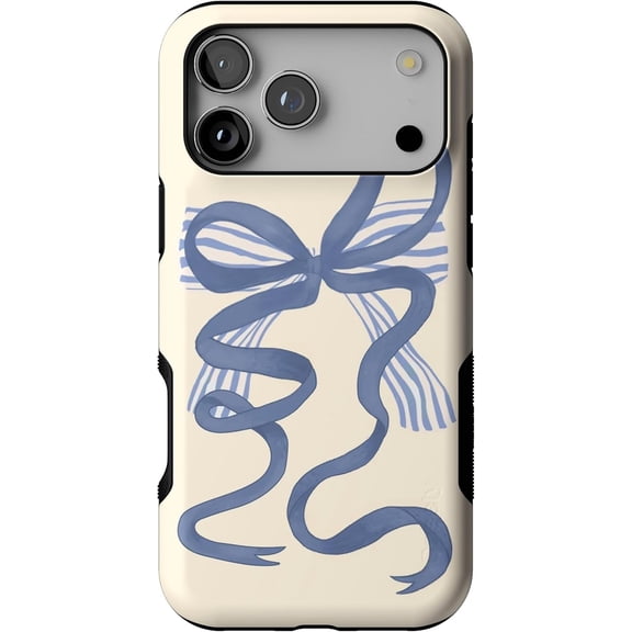 Case for iPhone 17 Pro Max Case | Heartstrings | Blue Bow | Bold Protective Design | Compatible with MagSafe