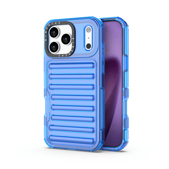 Case for  iPhone 17 Pro Max, Heavy Duty Durable Capsule Shape [TPU+PU] Anti Drop Airbag Protective Case
