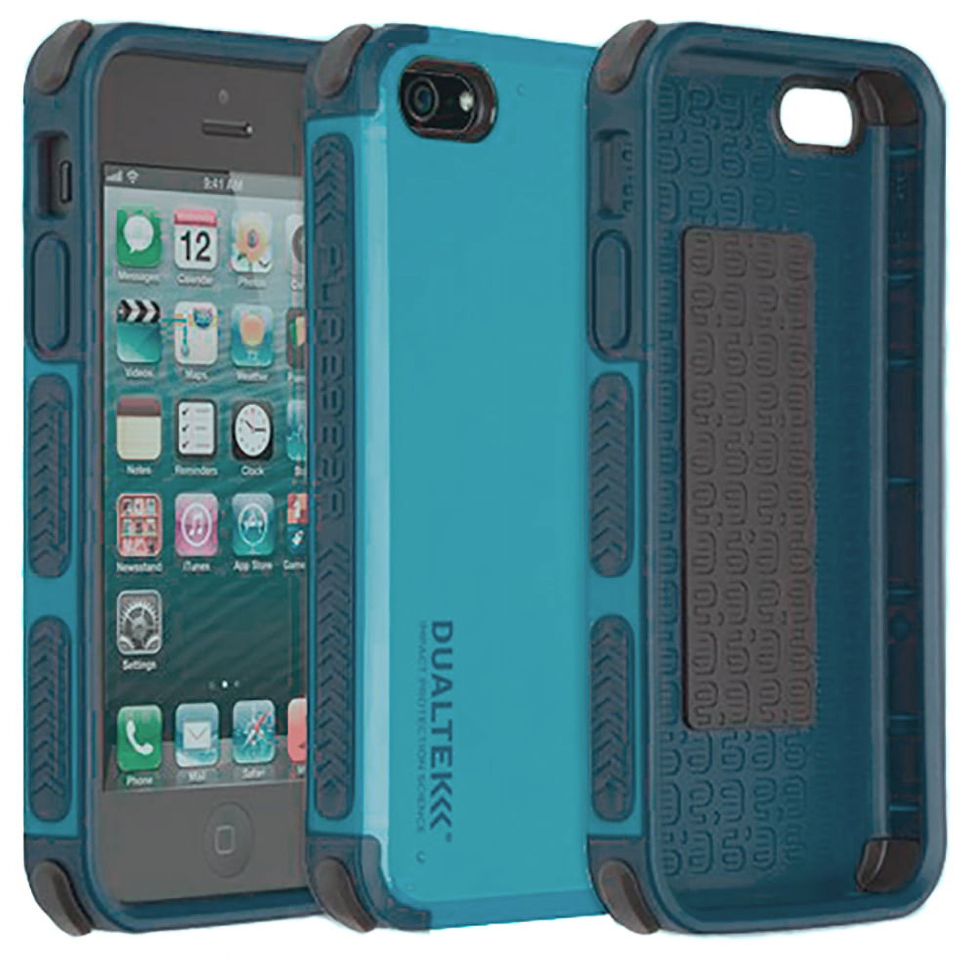 Case for iPhone 5/5S/5c SE, PureGear [Caribbean Blue] Dualtek Extreme Rugged Cover for Apple iPhone 5/5s/5c/SE 2016 - image 1 of 5