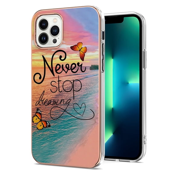Case for iPhone X High-quality IMD Phone Case Enhanced Camera and Screen Protection Supports Wireless Charging Slim Fashionable Cover