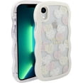 thumbnail image 1 of Case for iPhone XR (6.1 inch), TPU Kawaii Case Protection Cover for Women Girls, Cute Anti-Scratch Phone Case for iPhone XR, Multicolor - Heart, 1 of 13