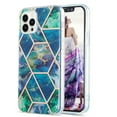 thumbnail image 1 of Case for iPhone XS Max Shiny Geometric Marble Design Clear Bumper Glossy Case with Camera Screen Protection Anti-Fingerprint Skid Resistant, 1 of 6