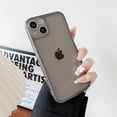 thumbnail image 1 of Case for iPhone13 Mini,Clear Soft Silicone Bumper Protective Retro Color Transparent Shockproof Phone Case - Gray, 1 of 6