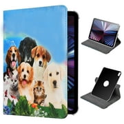 Case for ipad pro 12.9 inch 2nd / 1st Gen case 2017/2015 360° Rotating Smart Case cover