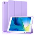 thumbnail image 1 of Case for iPad 10.2 Inch 2021/2020 iPad 9th/8th Generation & 2019 iPad 7th Generation with Pencil Holder, Protective Case with Soft TPU Back, Auto Sleep/Wake Cover, 1 of 7