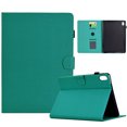thumbnail image 1 of Case for iPad 10th Gen 10.9" 2022 (A2757, A2777), Carbon Fiber Pattern Premium PU Leather Wallet Stand Protective Auto Sleep Wake Cover with Pen Slot for iPad 10th Generation, Light Green, 1 of 6