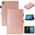 thumbnail image 1 of Case for iPad 10th Gen 10.9" 2022 - Glitter Shiny Card Slot Cover with Pencil Holder, Multi-Angle Viewing Stand, Pocket Design, Folio Leather Case with Auto Sleep/Wake for Girls, Rosegold, 1 of 6
