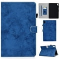 thumbnail image 1 of Case for iPad 10th Gen 10.9" 2022, Magnetic Smart Card Slot Cover with Pencil Holder, Multi-Angle Viewing Stand, Pocket Design, Folio Leather Case for iPad 10th Gen 10.9" 2022, Blue, 1 of 9